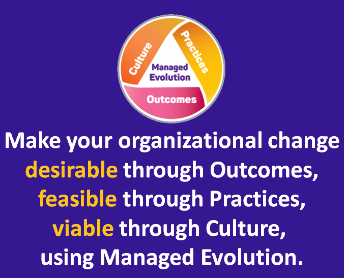 Make your organizational change desirable slogan